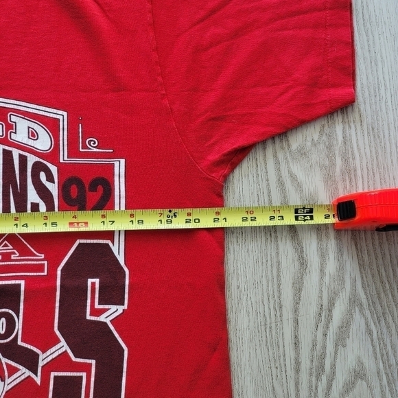 Vintage 1992 Bulls NBA Champion T-Shirt Size L - Picture 6 of 8